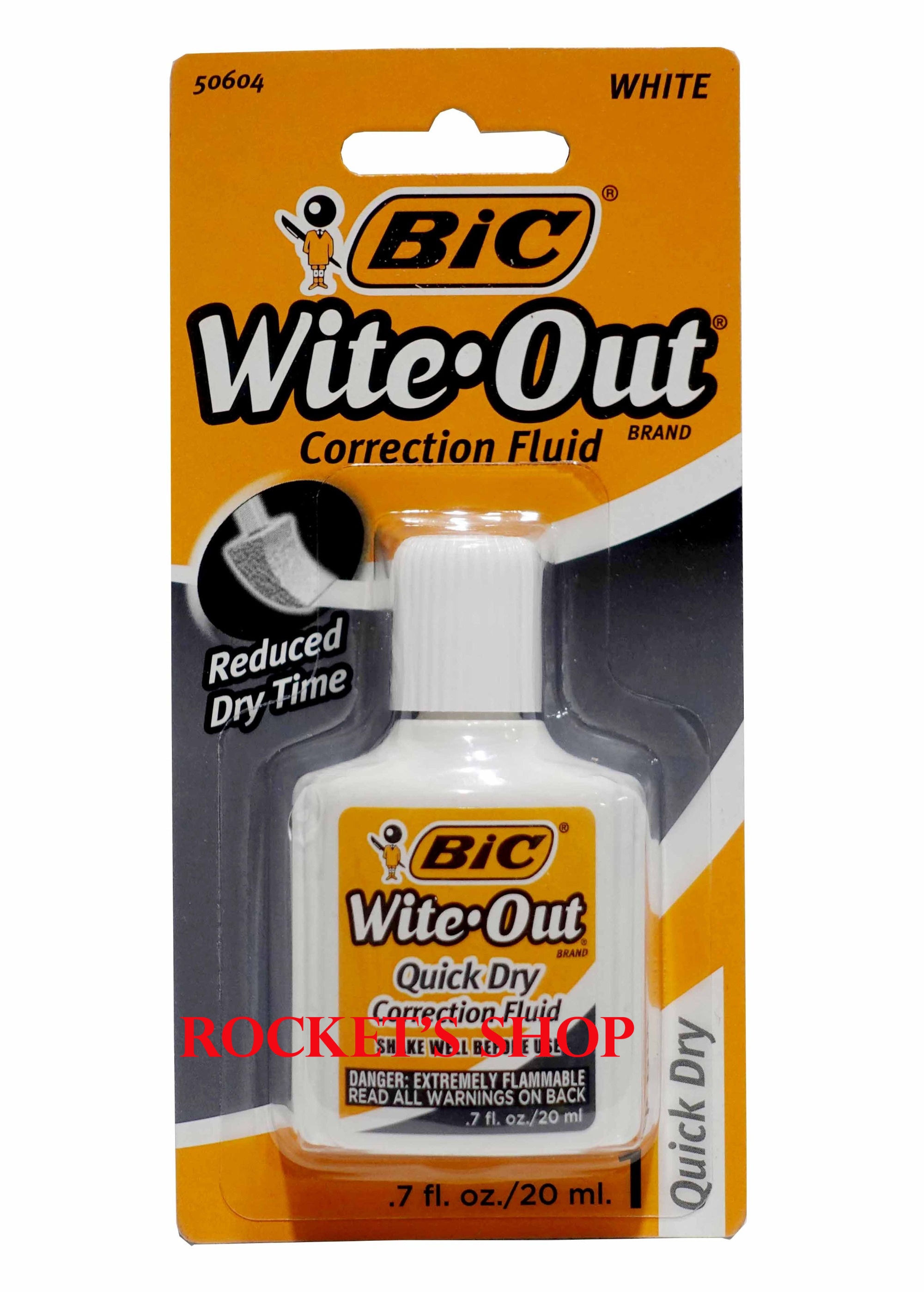 BIC WITE OUT CORRECTION FLUID,>STATIONARY