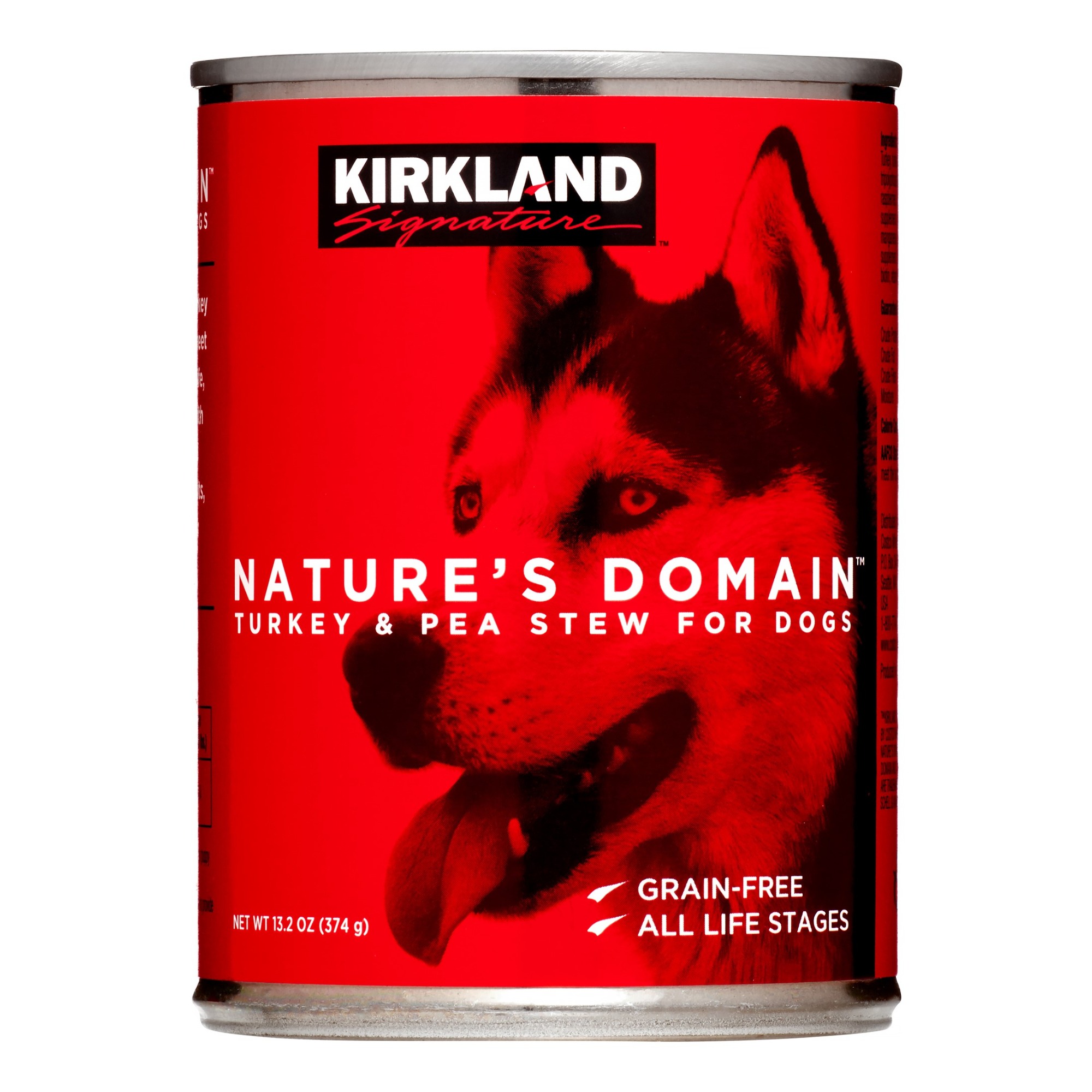 Dog Food Turkey & Pea Stew Kirkland Nature's Domain 374g ...