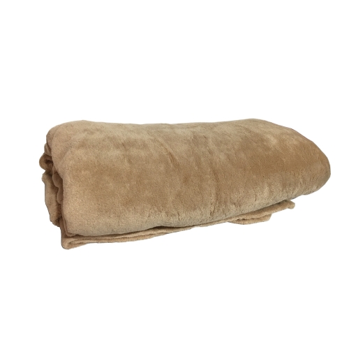 SOFT CARAMEL BLANKET DOUBLE 200*230CM,>BLANKETS AND COMFORTERS