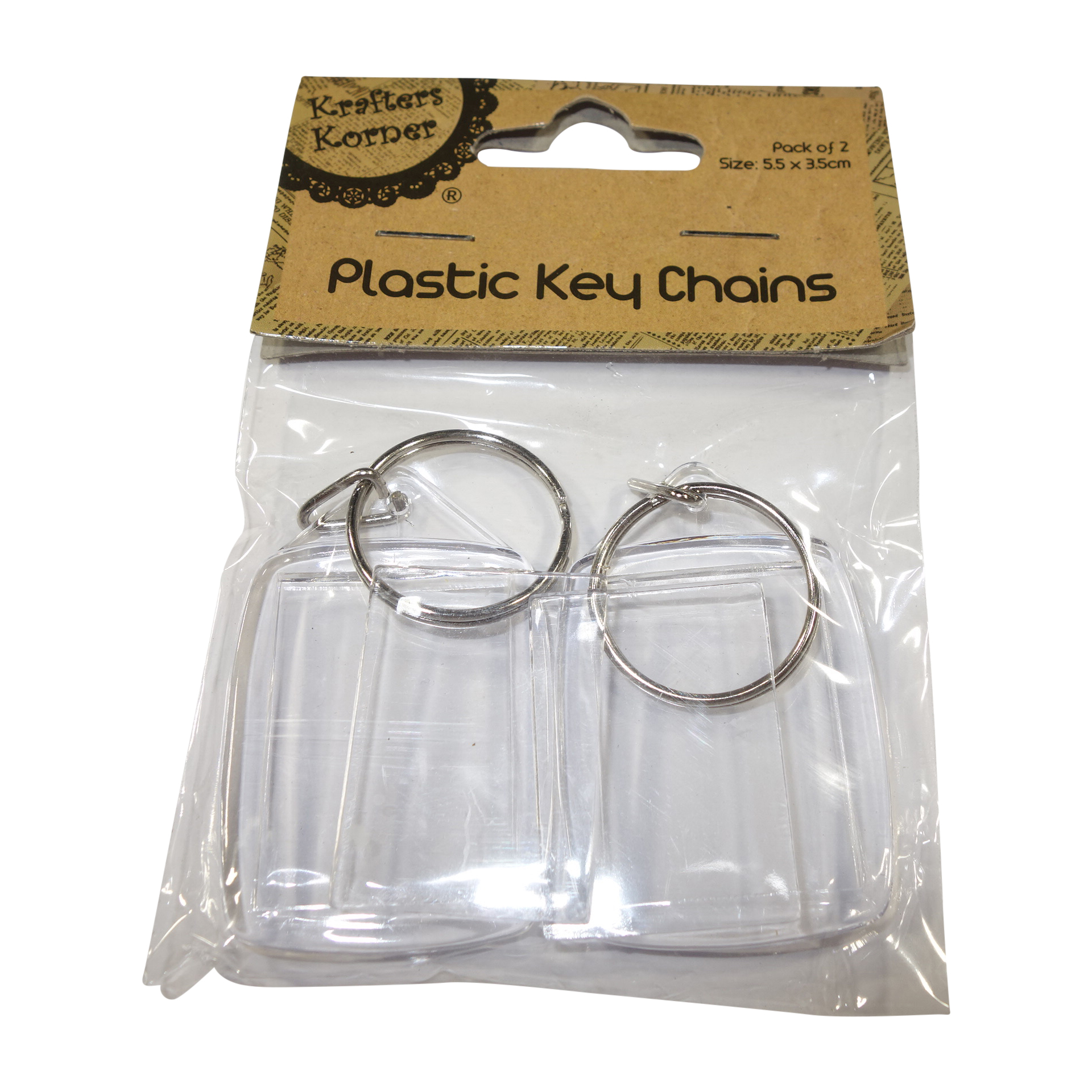PLASTIC KEY CHAINS,Craft Supplies